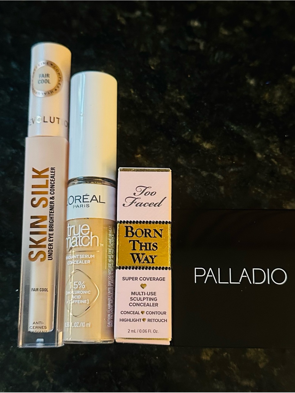 Too Faced Born This Way Coverage Concealer Bundle Loreal Revolution Palladio
